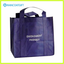 Sac d&#39;emballage recyclable imprimé par logo fait sur commande non tissé Brs-003